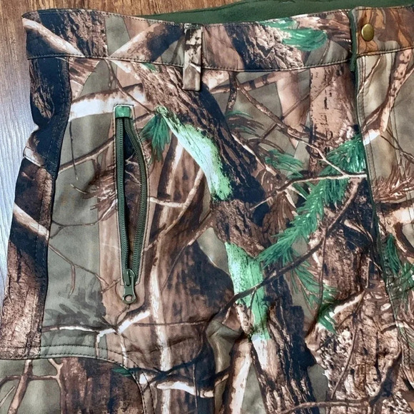 Men’s Outdoor Hunting Pants Camo Insulated Cargo Pants Size XXL New - Picture 7 of 9